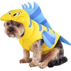 Flounder Little Mermaid Dog Costume XL